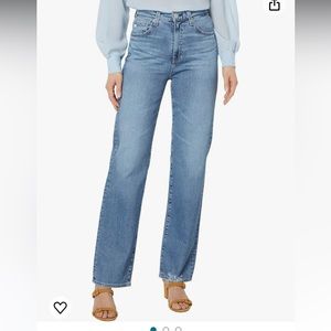 AG Adriano Goldschmeid Alexxis high rise vintage straight jean 30, NWT